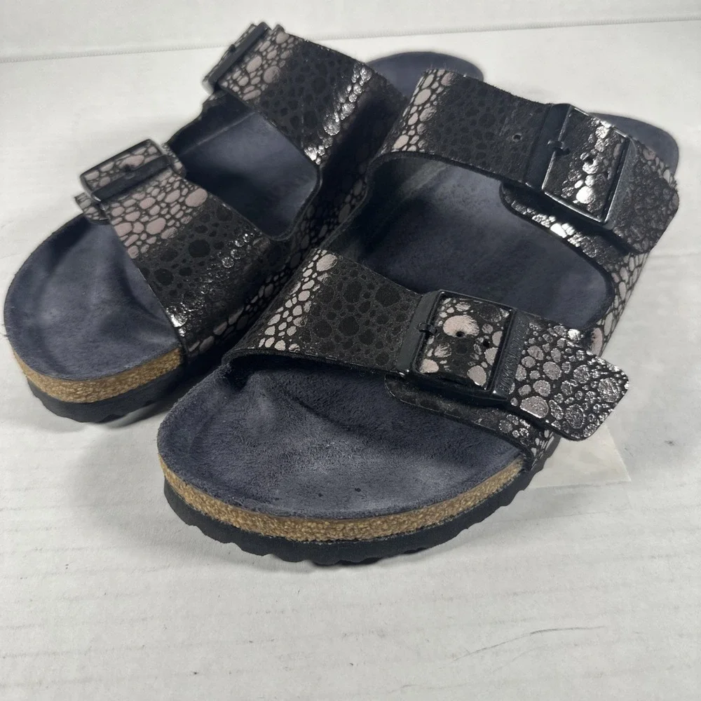 41 Birkenstock Arizona Style Gator Glam NARROW‎